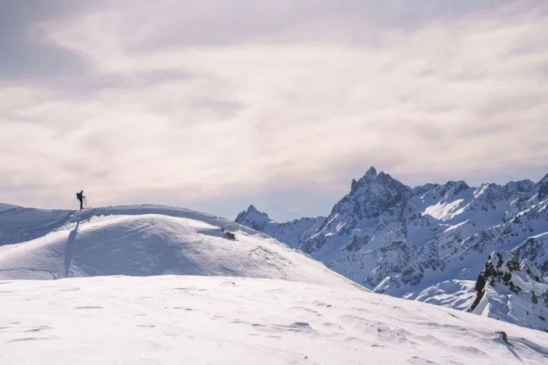 Ski de randonnée au sommet