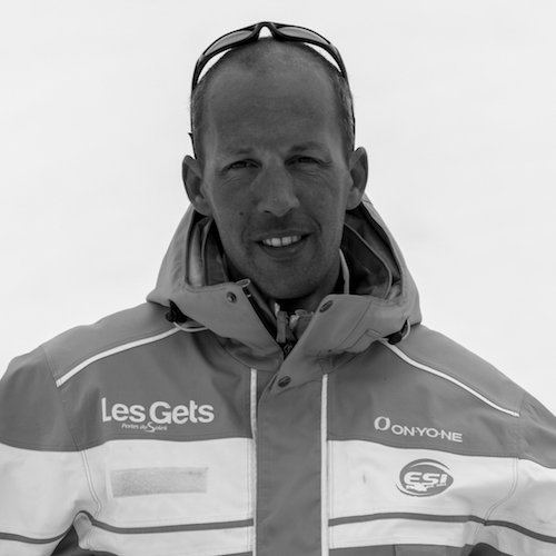 Portrait de Romaric, moniteur à l'École de ski 360
